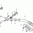TRX400EX Глушитель