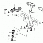 TRX250TE Рулевой вал