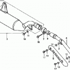 TRX300EX Глушитель