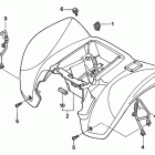 TRX250EX Rear fender (''''''''''''''''01-''''''''''''''''05)