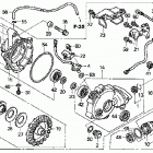 TRX650FA Передний редуктор