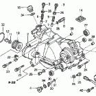 TRX400FA Передняя крышка картера