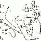 TRX350TE Рычаги & переключатели & тросы