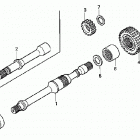 TRX350TE Вал ведущий