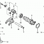 TRX450R Распредвал и клапана