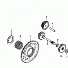 TRX500FA Шестерни стартера