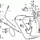 TRX350TE Handle levers@switches   @cables