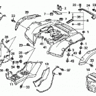 TRX500FGA Заднее крыло