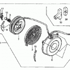 TRX250TE Ручной стартер