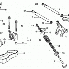 TRX650FA Распредвал и клапана