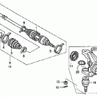 TRX400FA Кулак поворотный