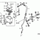 TRX250EX Front brake master       cylinder (''''''''''''''''01-''...