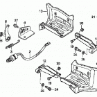 TRX400EX Подножки и педали