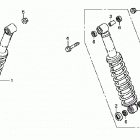 TRX650FA Задний амортизатор
