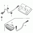 TRX250TE Фонарь задний