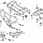TRX500FE Багажник