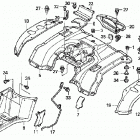 TRX350TE Заднее крыло