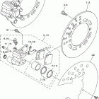 GRIZZLY-YFM660FP Передний тормозной суппорт