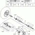 GRIZZLY-YFM660FP Переднее колесо