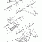 Grizzly 660 Metallic Silver Бугель (задний рычаг)
