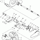 WARRIOR-YFM350XPC/YFM350XP Заднее колесо