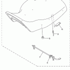 YFM400P_HP Сидение