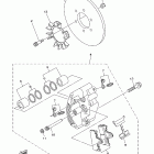 Grizzly 660 Metallic Silver Задний суппорт тормозной