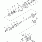 Grizzly 660 Metallic Silver Промежуточный ведущий вал