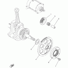 Grizzly 660 Metallic Silver Муфта стартера