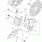 BEAR TRACKER REALTREE-YFM250XP/YFM250XHP Передний тормозной суппорт