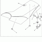 WARRIOR-YFM350XPC/YFM350XP Сидение