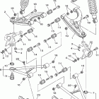GRIZZLY-YFM660FP Передняя подвеска колес