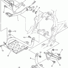 WARRIOR-YFM350XPC/YFM350XP Подножки