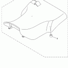 GRIZZLY-YFM660FP Сидение