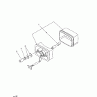 Grizzly 660 Metallic Silver Фонарь задний