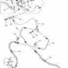 WARRIOR-YFM350XPC/YFM350XP Главный тормозной цилиндр,передний