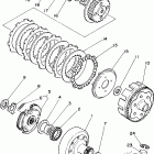 BEAR TRACKER REALTREE-YFM250XP/YFM250XHP Сцепление