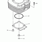 WARRIOR-YFM350XPC/YFM350XP Цилиндр