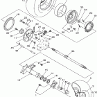 YFM600FWAH/YFM600FWAN Заднее колесо