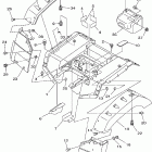 YFM600FWAH/YFM600FWAN Заднее крыло