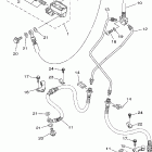 YFM600FWAH/YFM600FWAN Главный тормозной цилиндр,передний
