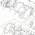 YFM660RNC/YFM660RN Крышка картера двигателя