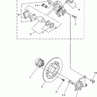 WOLVERINE-YFM350FXN Задний суппорт тормозной
