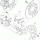 YFM600FWAH/YFM600FWAN Передний тормоз