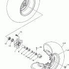 BEAR TRACKER-YFM250XN/YFM250XHN Переднее колесо