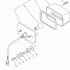 Big Bear 2WD-YFM400NN/N Фонарь задний
