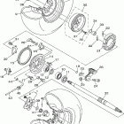 TIMBERWOLF 4WD-YFB250FWM Заднее колесо