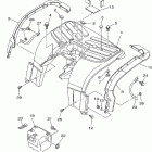TIMBERWOLF 4WD-YFB250FWM Заднее крыло