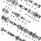 WARRIOR-YFM350XPC/YFM350XP Трансмиссия