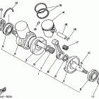 Banshee Коленчатый вал и Поршень
